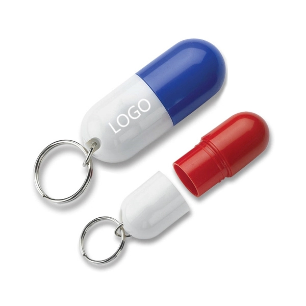Capsule Pill Holder Keyring - Capsule Pill Holder Keyring - Image 0 of 0