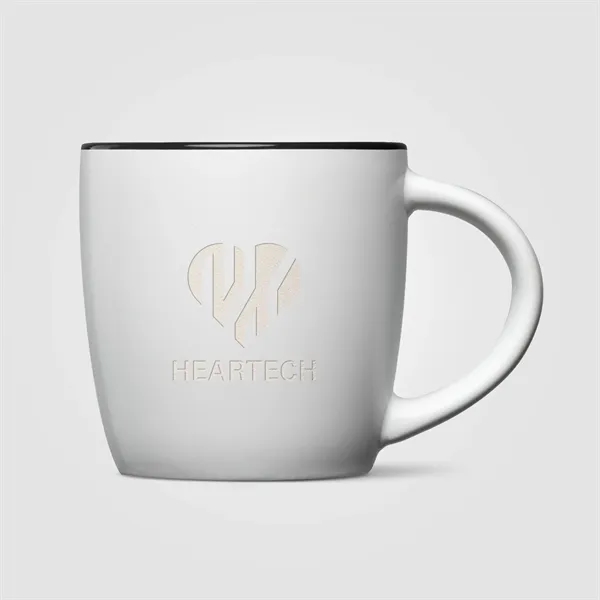 Zanzibar Ceramic ColorPop White Mug - 12 oz.