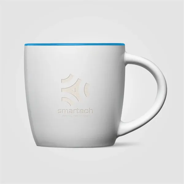 Zanzibar Ceramic ColorPop White Mug - 12 oz.