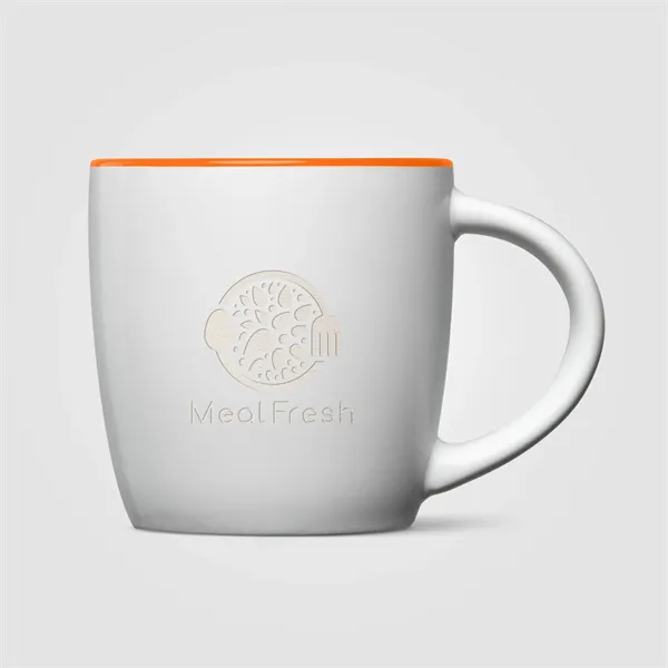 Zanzibar Ceramic ColorPop White Mug - 12 oz.