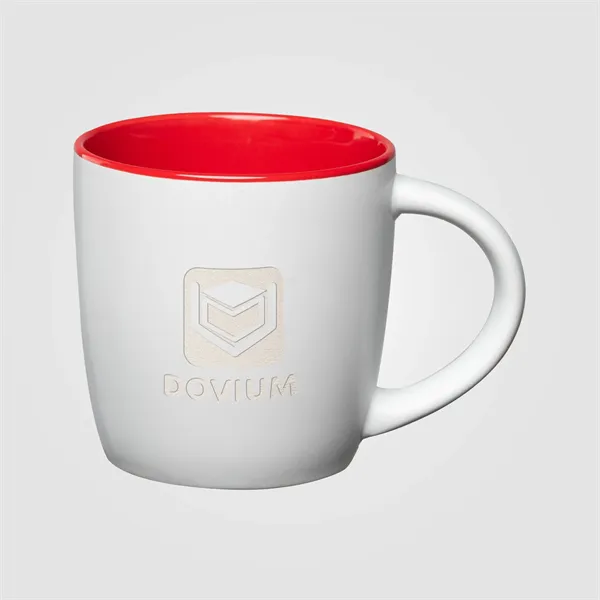 Zanzibar Ceramic ColorPop White Mug - 12 oz.