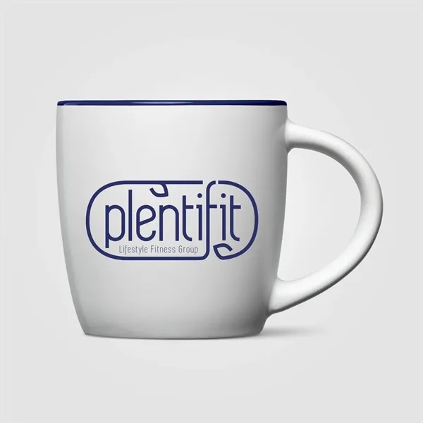 Zanzibar Ceramic ColorPop White Mug - 12 oz.