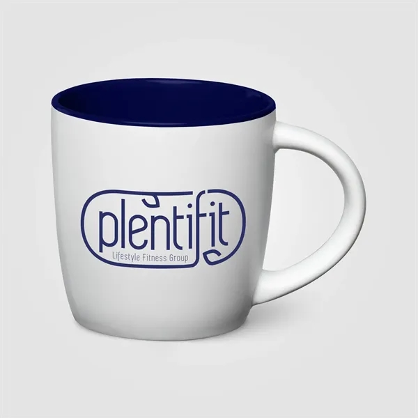 Zanzibar Ceramic ColorPop White Mug - 12 oz.