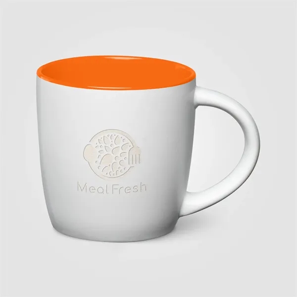 Zanzibar Ceramic ColorPop White Mug - 12 oz.