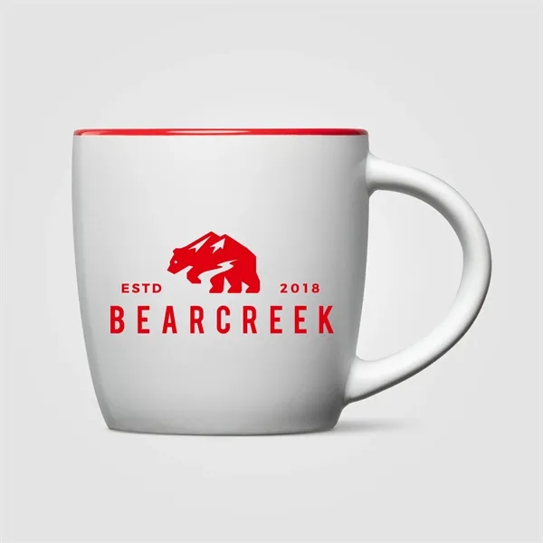 Zanzibar Ceramic ColorPop White Mug - 12 oz.