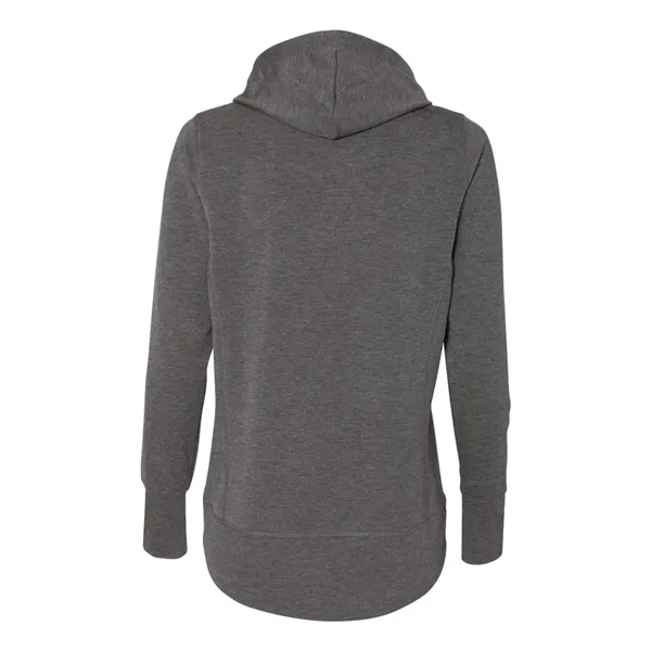 J. America Women's Omega Stretch Snap-Placket Hooded Swea...