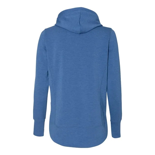 J. America Women's Omega Stretch Snap-Placket Hooded Swea...