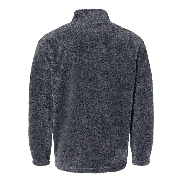 J. America Unisex Boundary Shag Frosty Sherpa Quarter-Zip...