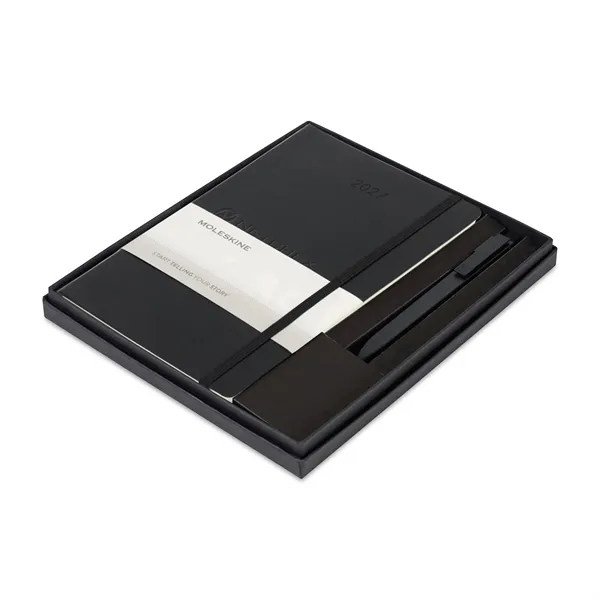 Custom Moleskine® Soft Cover Large 12-Month 2027 Planner and GO Pen