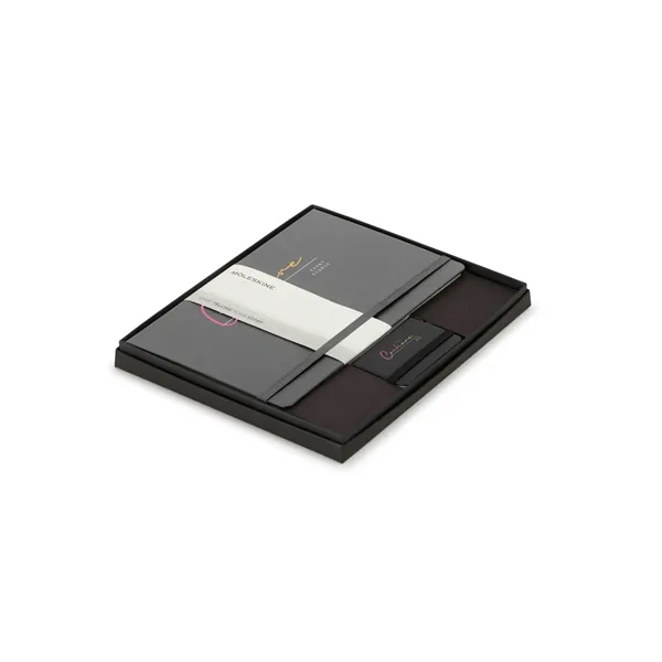 Moleskine® Large Notebook and Mini Notebook Charm Gift Set