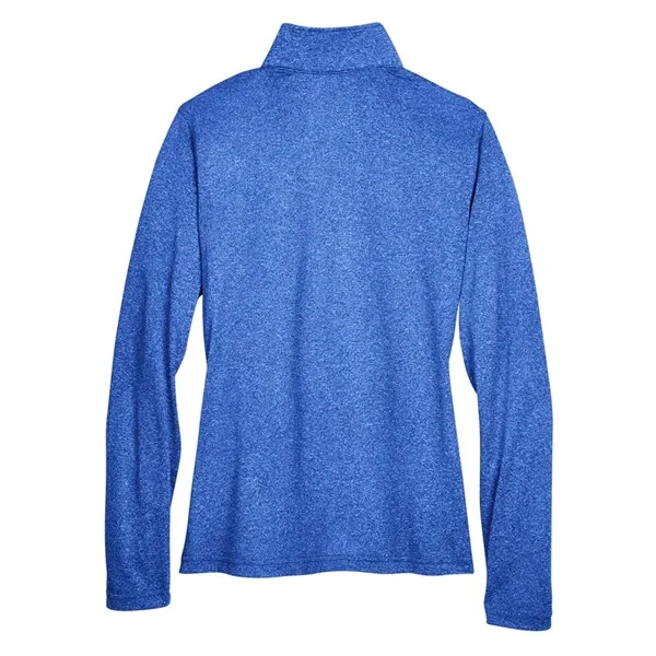 UltraClub Women's Cool & Dry Heathered Performance Quarte...