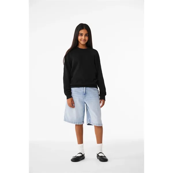 BELLA+CANVAS Youth Sponge Fleece Raglan Sweatshirt