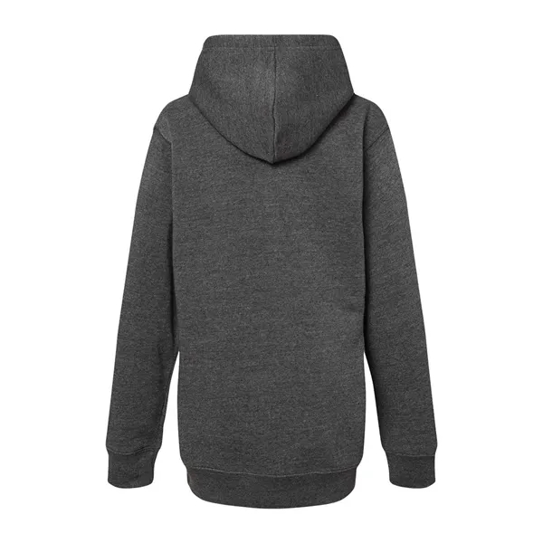 J. America Youth Triblend Fleece Hooded Sweatshirt