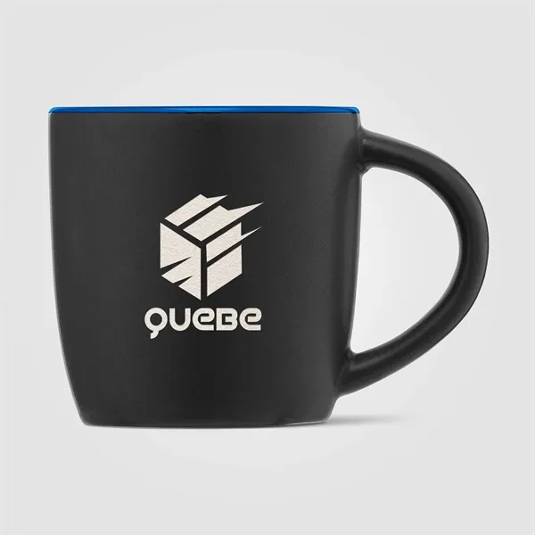 Zanzibar - 12 oz. Matte Black Ceramic Mug with ColorPop