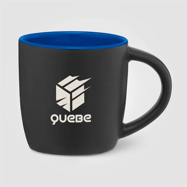 Zanzibar - 12 oz. Matte Black Ceramic Mug with ColorPop