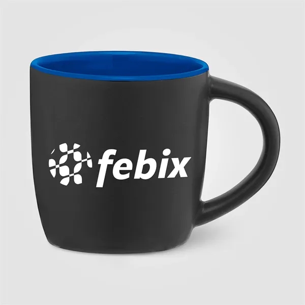 Zanzibar - 12 oz. Matte Black Ceramic Mug with ColorPop