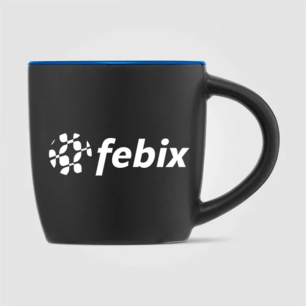 Zanzibar - 12 oz. Matte Black Ceramic Mug with ColorPop