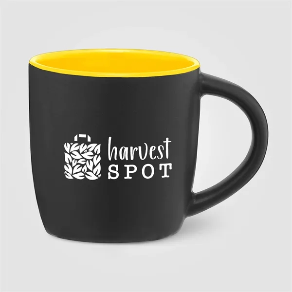 Zanzibar - 12 oz. Matte Black Ceramic Mug with ColorPop