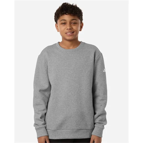 Adidas Youth Fleece Crewneck Sweatshirt