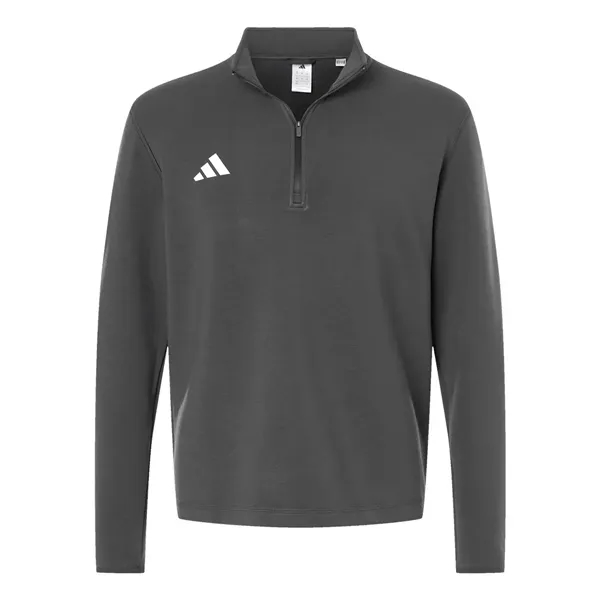 Adidas Men's 3-Stripes Quarter-Zip Pullover