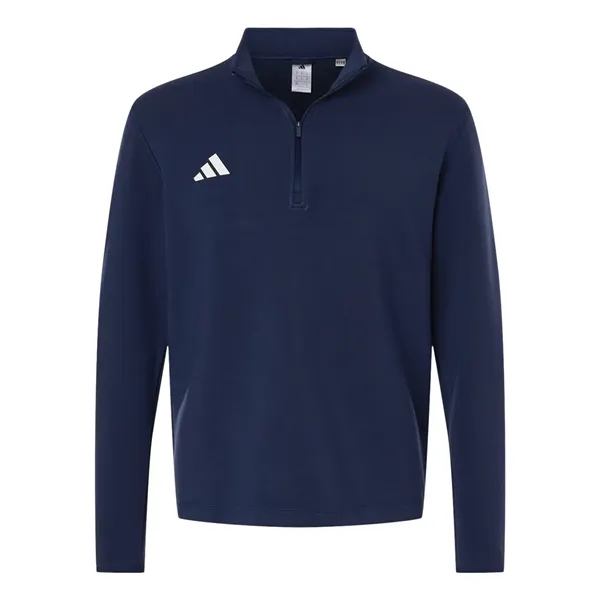 Adidas Men's 3-Stripes Quarter-Zip Pullover