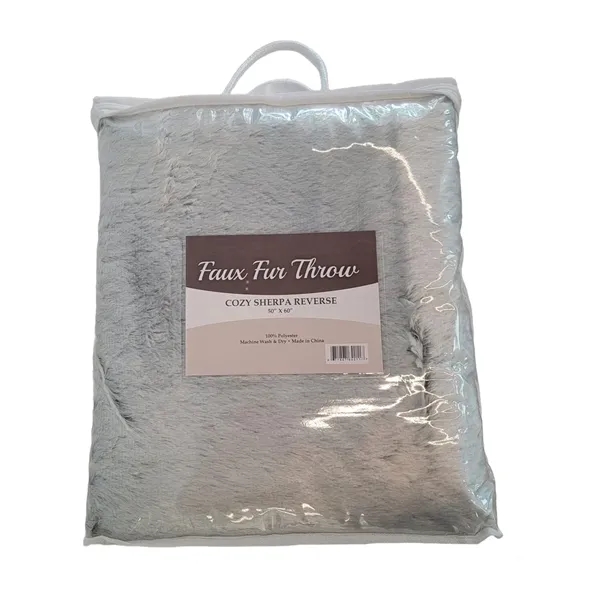 Custom Alpine Fleece Faux Fur Throw Blanket