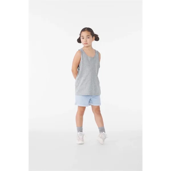 BELLA+CANVAS Youth Heather CVC Tank