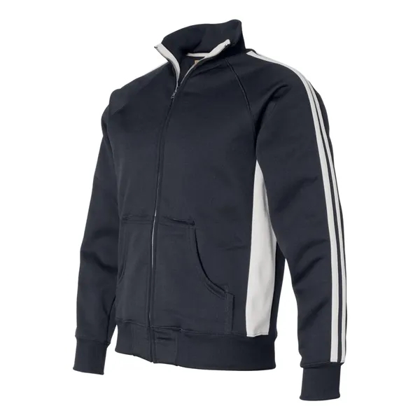 Custom J. America Men's Vintage Polyester Fleece Track Jacket