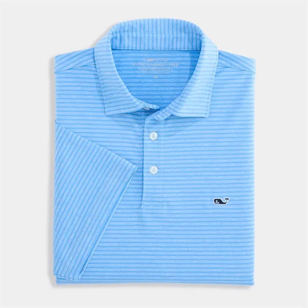 Vineyard Vines Men's Bradley Stripe Sankaty Performance Polo