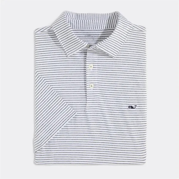 Vineyard Vines Men's Bradley Stripe Sankaty Performance Polo