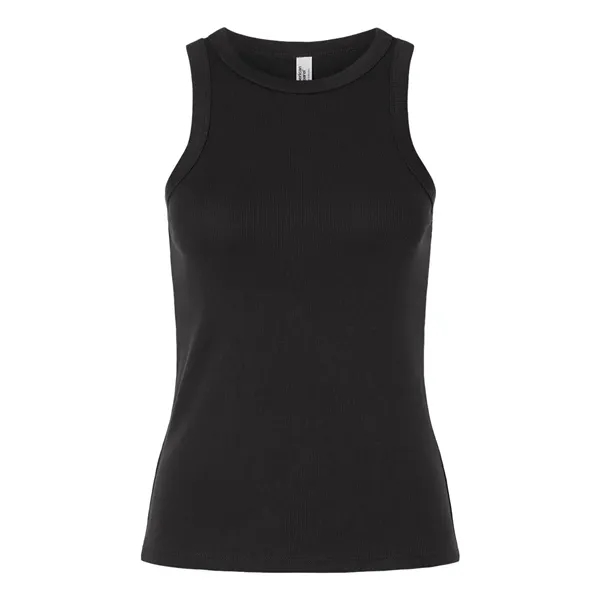 Custom American Apparel Women's Baby Rib Fitted Tank