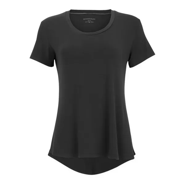 Custom Boxercraft Women's Bamboo Scoop Neck T-Shirt