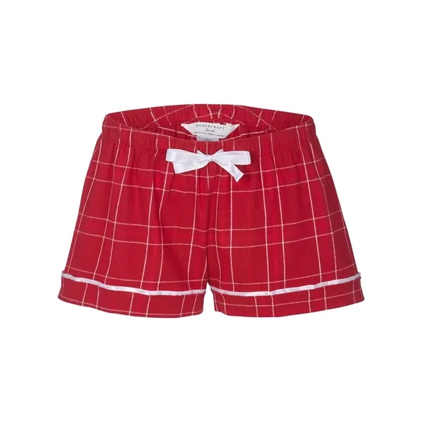 Custom Boxercraft Women's Flannel Shorts
