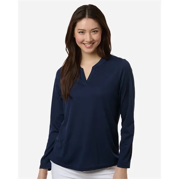 CORE365 Women's Nova Performance Long Sleeve Pique Polo