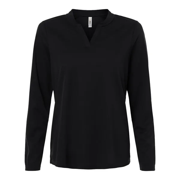 CORE365 Women's Nova Performance Long Sleeve Pique Polo