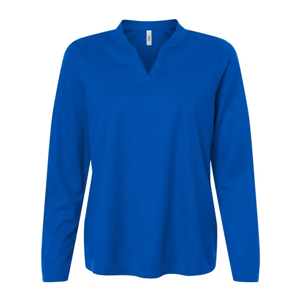 CORE365 Women's Nova Performance Long Sleeve Pique Polo