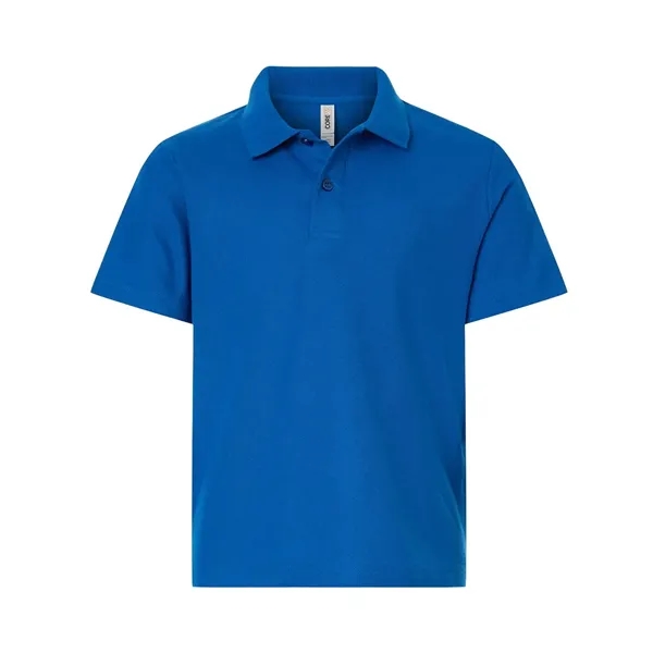 CORE365 Youth Resolve CVC Performance Pique Polo