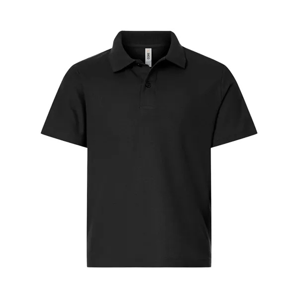 Custom CORE365 Youth Resolve CVC Performance Pique Polo