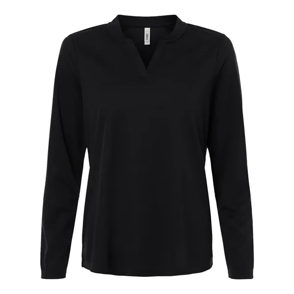 Custom CORE365 Women's Nova Performance Long Sleeve Pique Polo