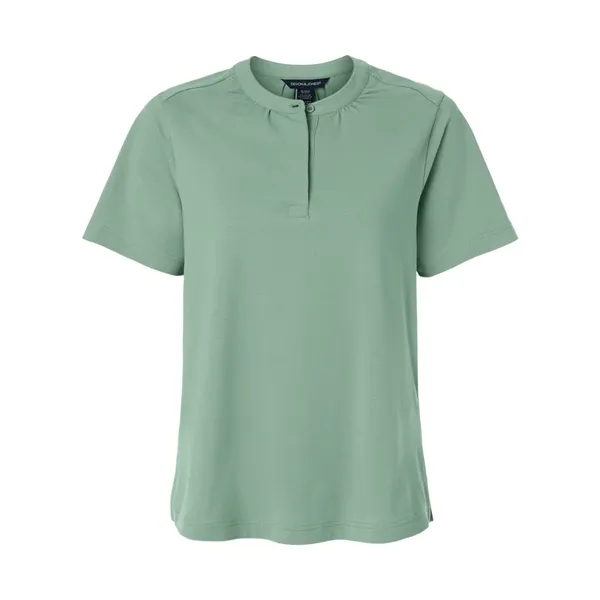 Custom Devon & Jones Women's Seaton Pebble Textured Polo