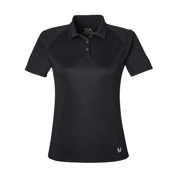 Custom HUK Women's LoPro Solid Performance Polo
