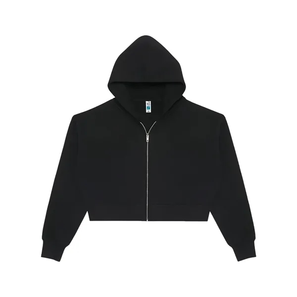 Custom Lane Seven Women's Relaxed Cropped Full-Zip Hoodie Sweats...