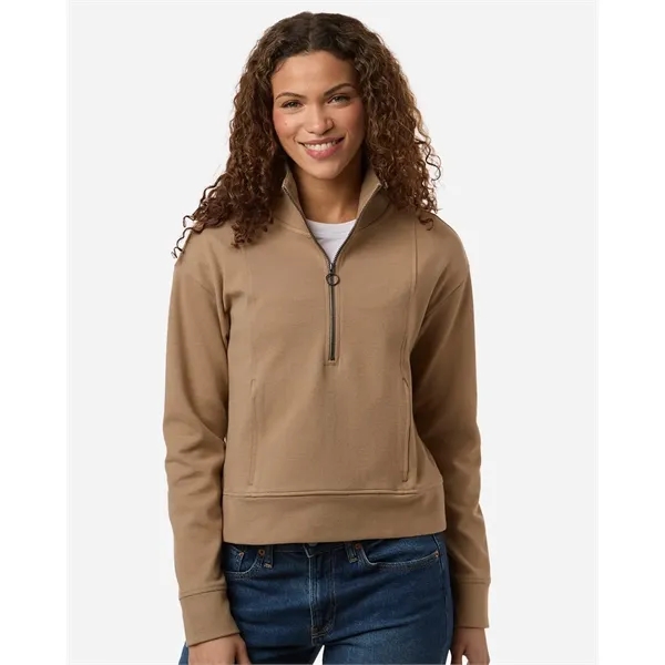 North End Women's Mantra Half-Zip Ottoman Pullover
