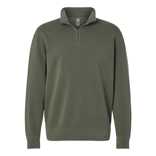 Independent Trading Co. Unisex Pigment-Dyed Quarter-Zip P...