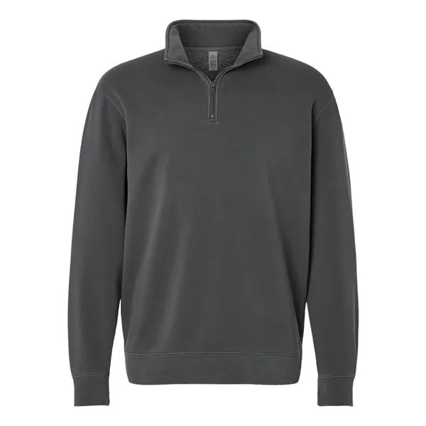 Independent Trading Co. Unisex Pigment-Dyed Quarter-Zip P...