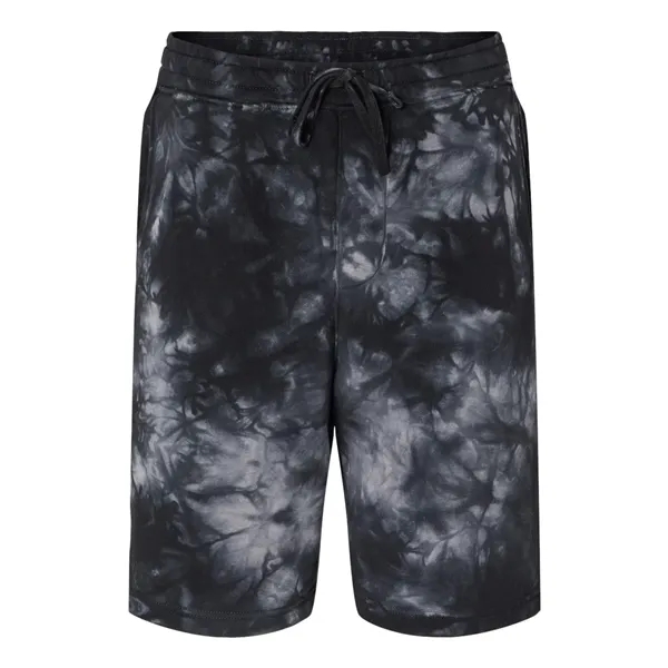 Custom Independent Trading Co. Unisex Tie-Dyed Fleece Shorts