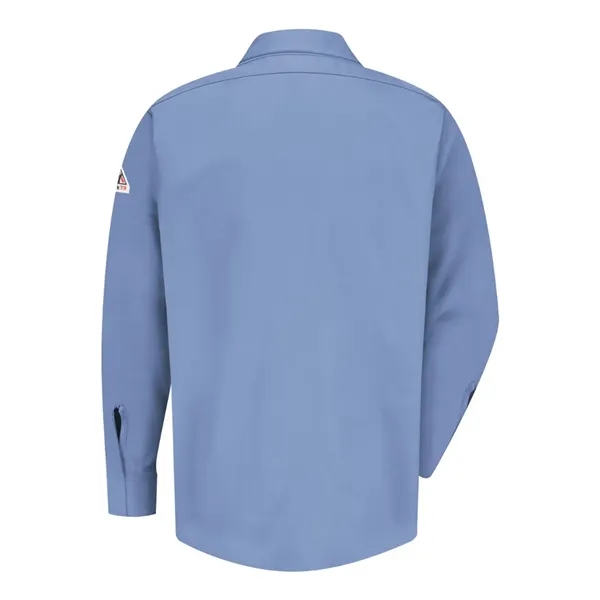 Bulwark Men's Tall Concealed-Gripper Pocketless Work Shirt