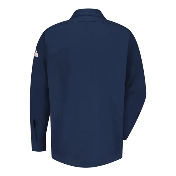 Bulwark Men's Tall Concealed-Gripper Pocketless Work Shirt