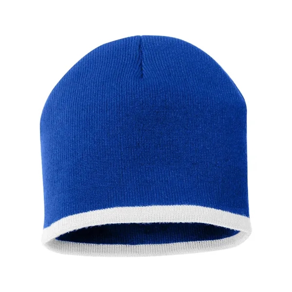 Sportsman 8" Bottom-Striped Beanie