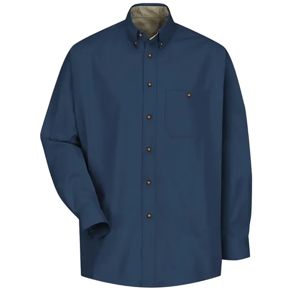 Red Kap Men's Cotton Contrast Dress Shirt
